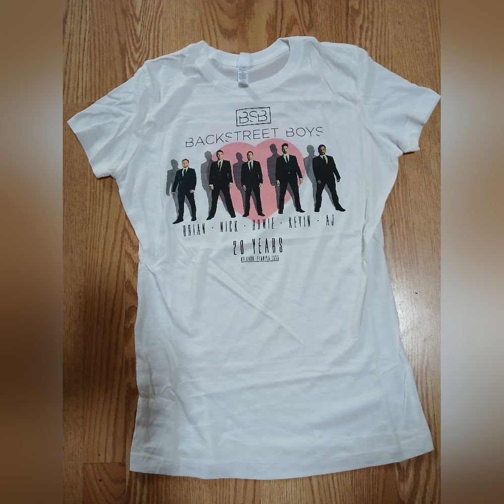 Backstreet Boys White Graphic T-Shirt